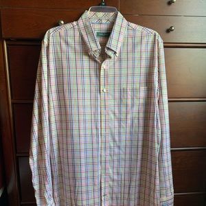 Bobby Jones Collared Button Down; multi color